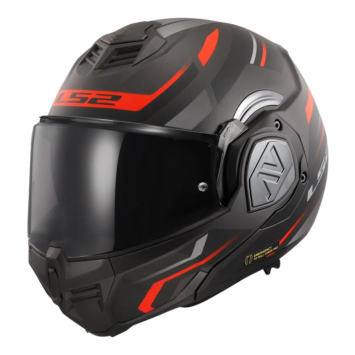 Ls2 Ff906 Advant Kuka Helmet - Matte Black / Red 1