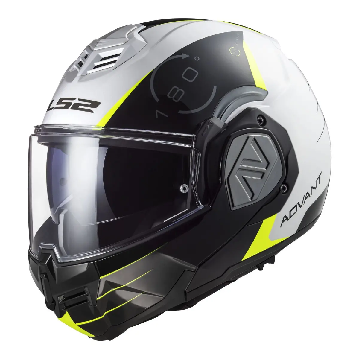 Ls2 Ff906 Advant Codex Helmet - White / Black 06 1