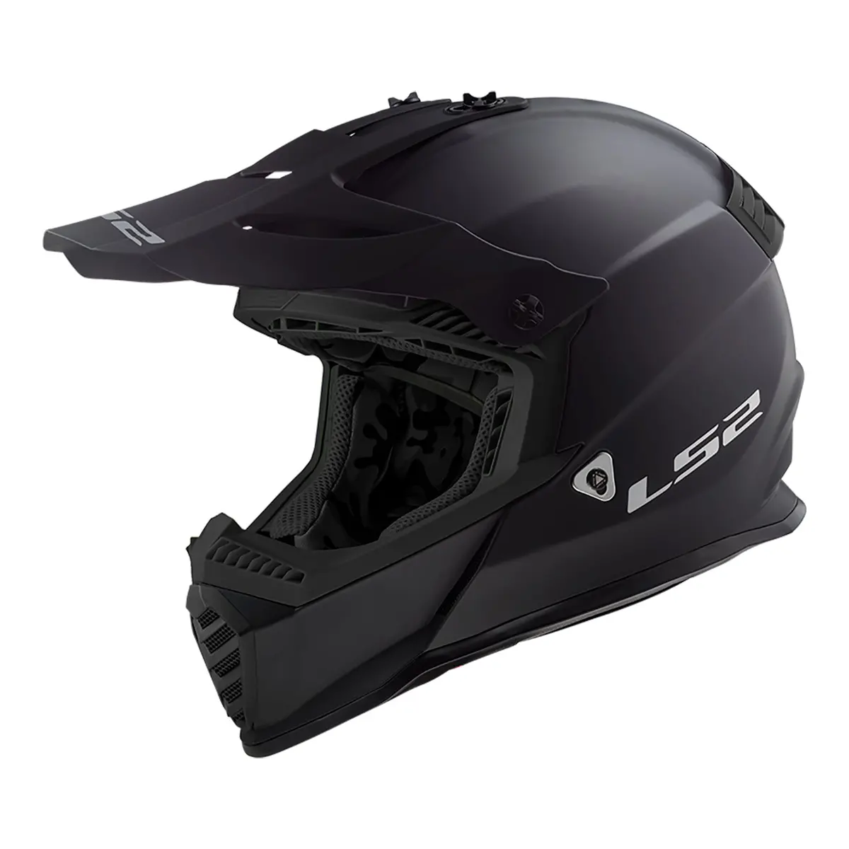 Ls2 Mx437 Fast Evo Helmet - Matte Black 1