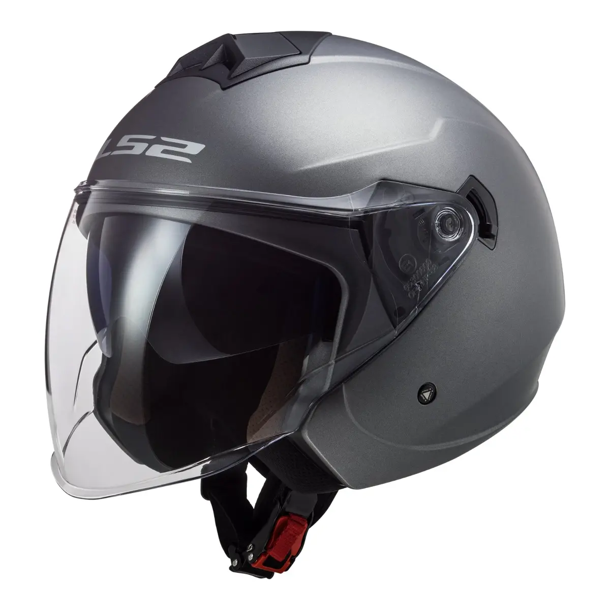 Ls2 Of573 Twister Ii Single Mono Helmet - Matte Titanium 1