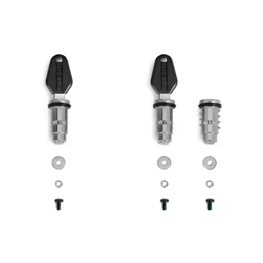 204116R Shad Lock Kit 3 Cylinders/ 2 Keys Suit Tr40 + Top Case 1