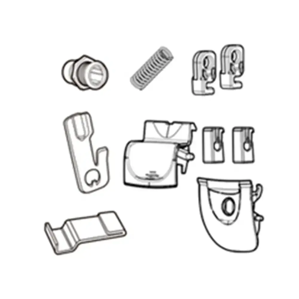 D1b391mar - Shad Latch Lever Assembly Suit Sh39-(Blk Key) 1