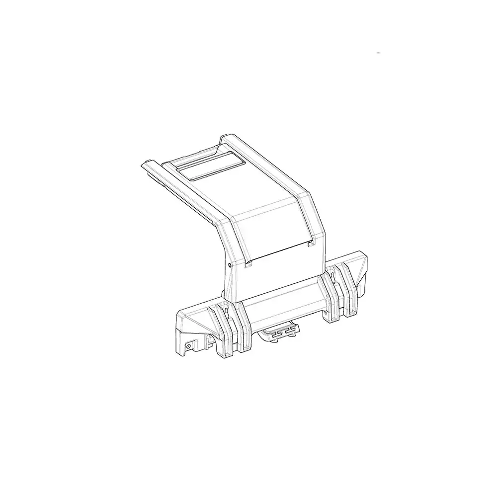 D1tr47mir- Shad Lower Latch/Handle Assembly - Suit Tr 47 Terra Pannier Case 1
