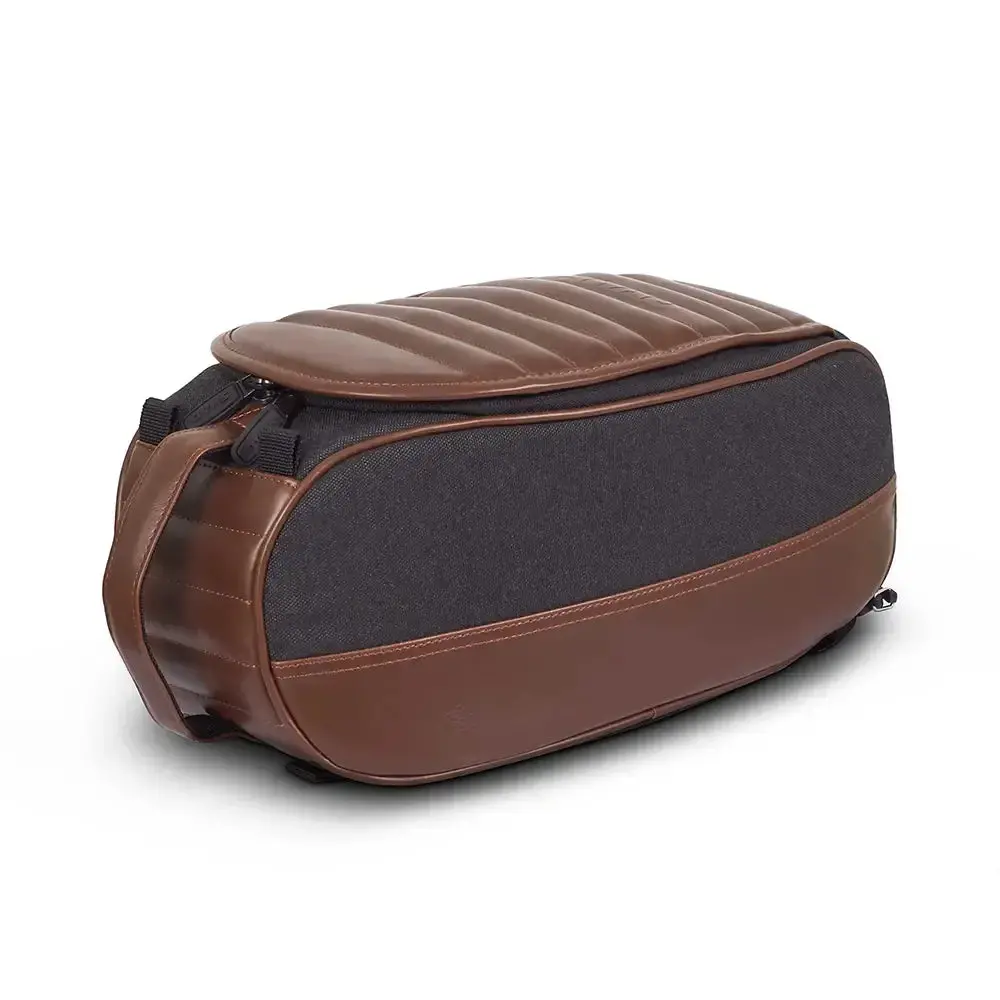 X0sr18 Shad Sr 'Retro Cafe Racer' - Tank Bag  Brown  (8L) 1
