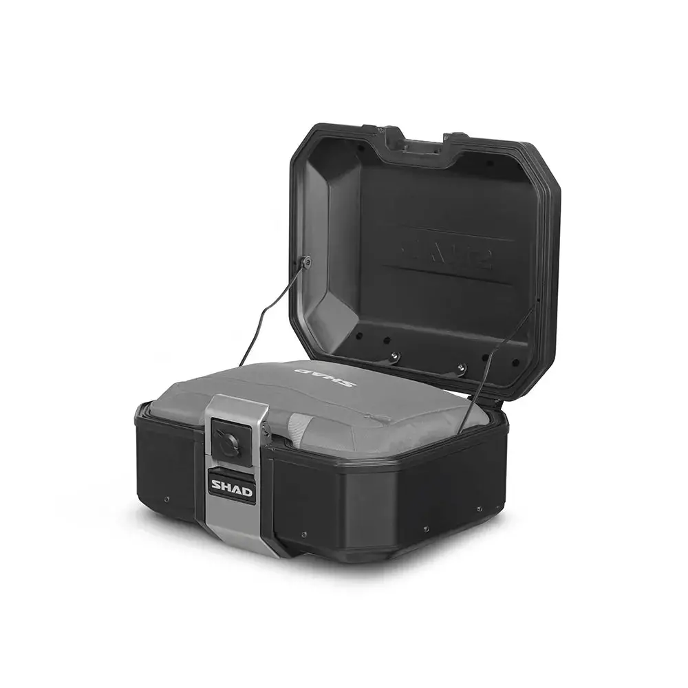 D0tr37100b Shad Tr37 'Terra' Alloy Top Case Black 37L (W/Out Mount Plate) 2