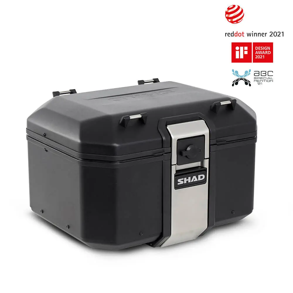D0tr48100b Shad Tr48 'Terra'  Alloy Top Case 48L Black (W/Out Mount Plate) 1