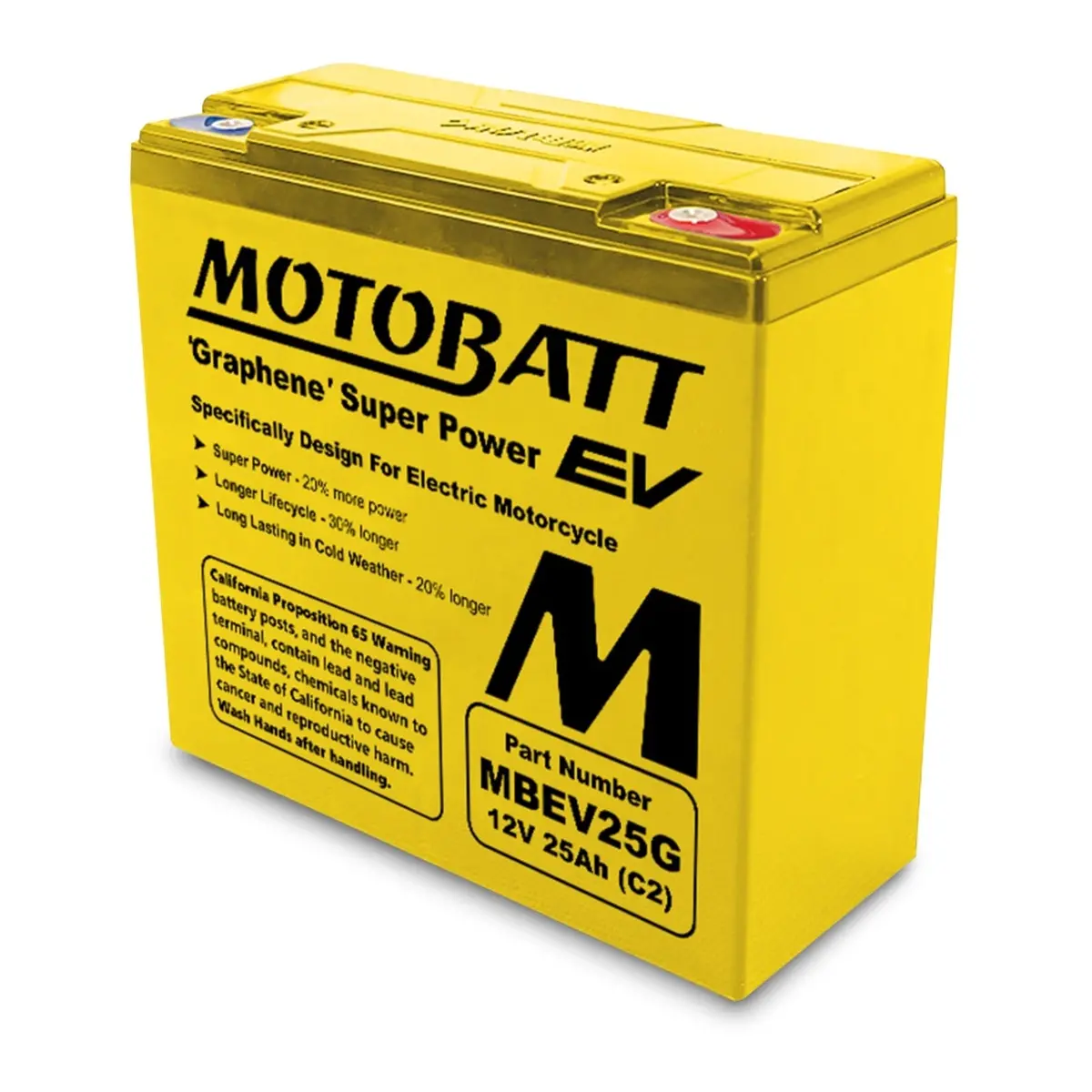 Mbev25g Motobatt Ev Battery (4Pcs/Carton) 1
