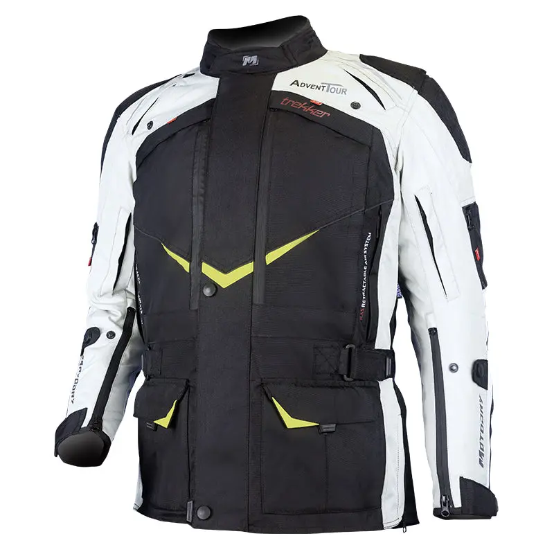 Motodry Advent-Tour Trekker Black/Grey/Fluro 1