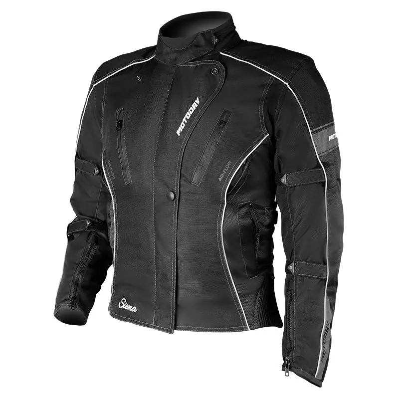 Motodry Siena Jacket Black/White Ladies 1