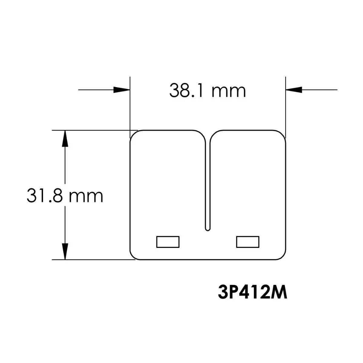 Moto Tassinari 3P412m Vforce3r Replacement Carbon Fiber Reed Petals For Ktm 50 Sx 07-08 1