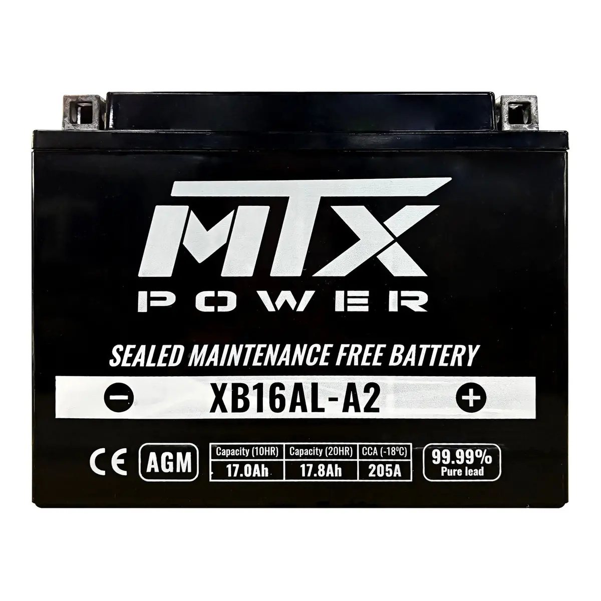 Mtx Power Battery Agm - Xb16al-A2 1