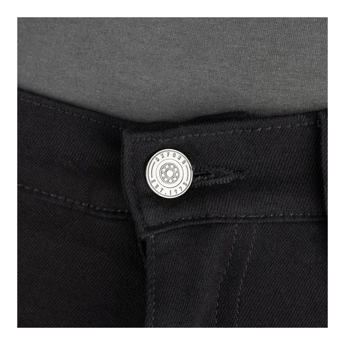 Oxford Super Stretch Men's Jeans - Black (Short) 3
