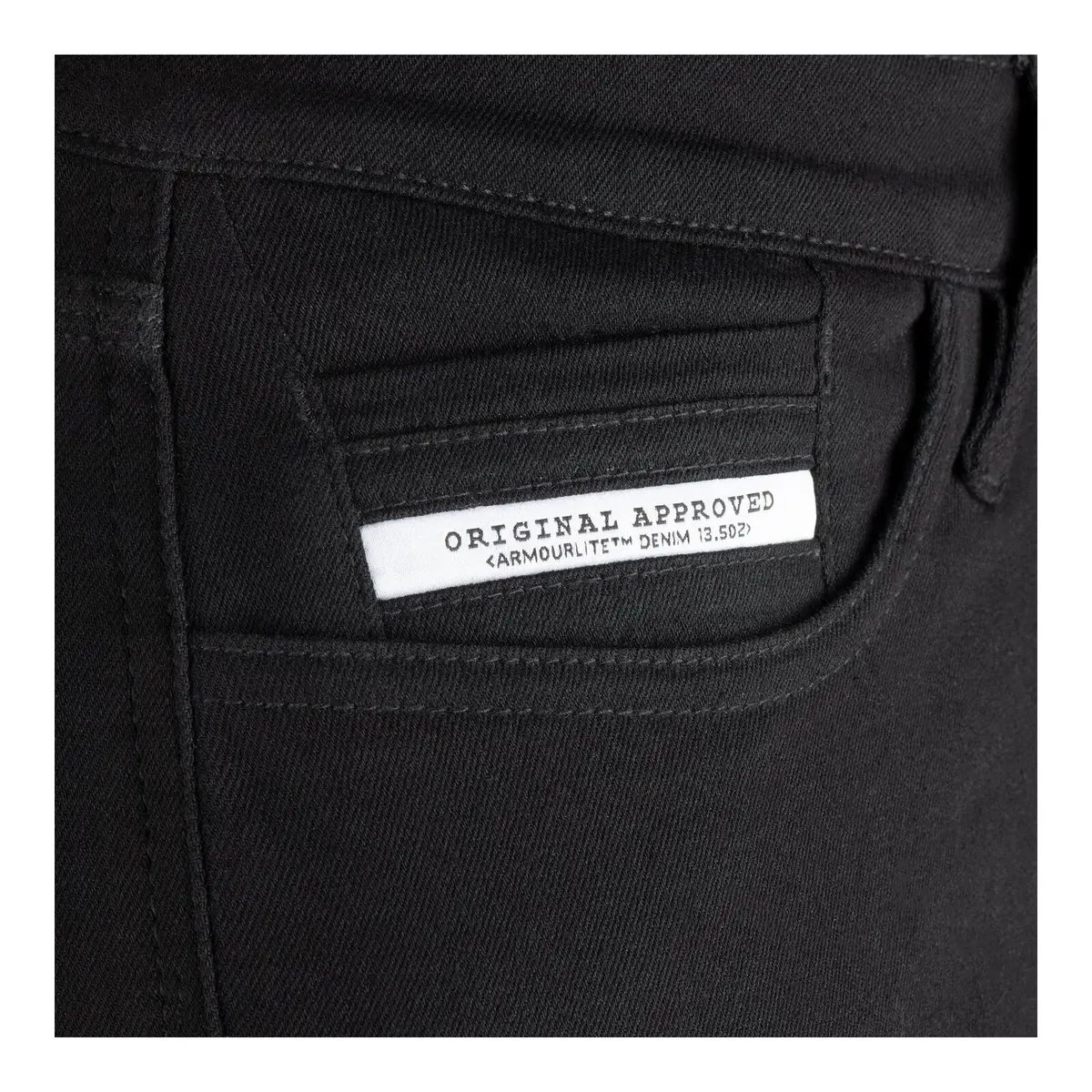 Oxford Super Stretch Men's Jeans - Black (Short) 5