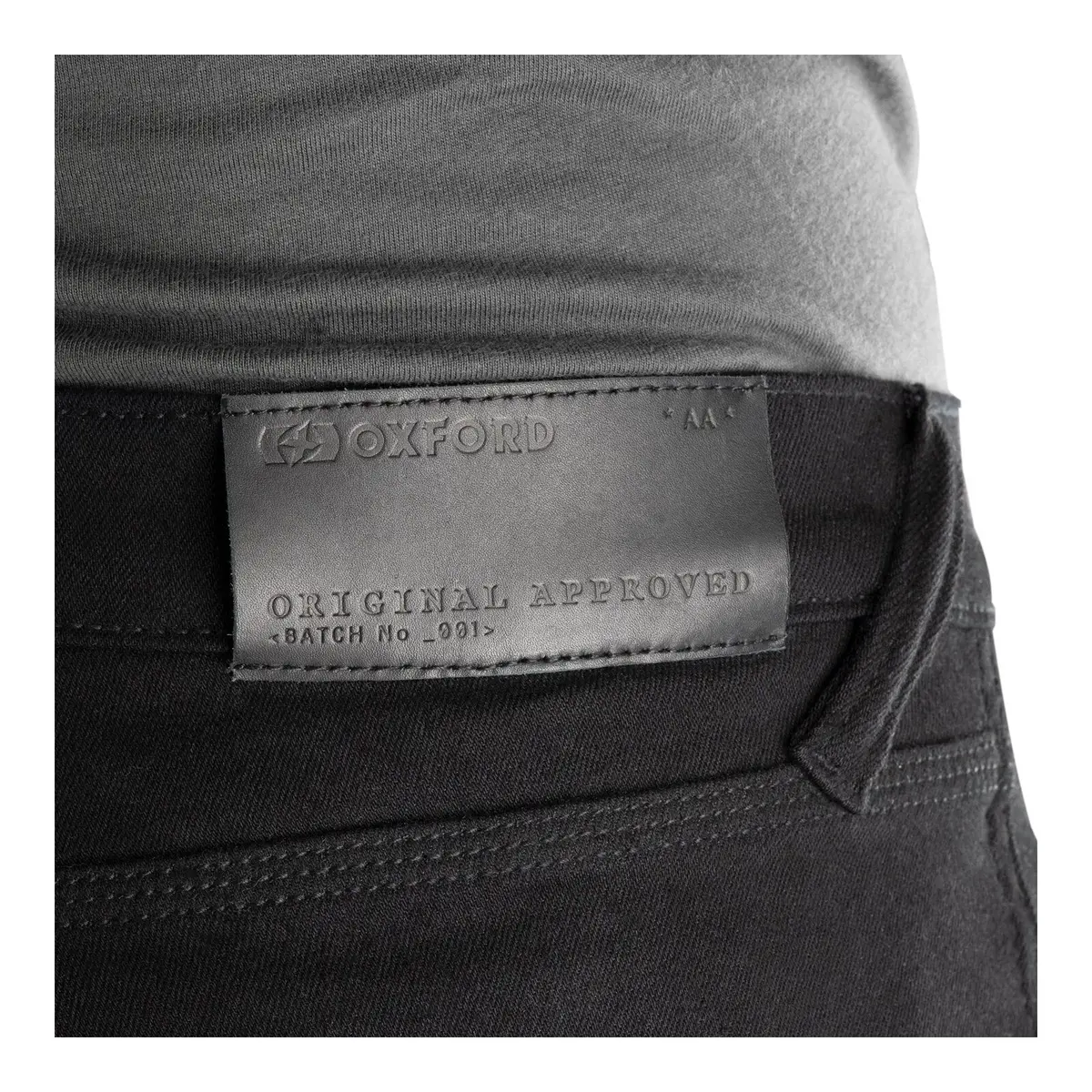 Oxford Super Stretch Men's Jeans - Black (Short) 6