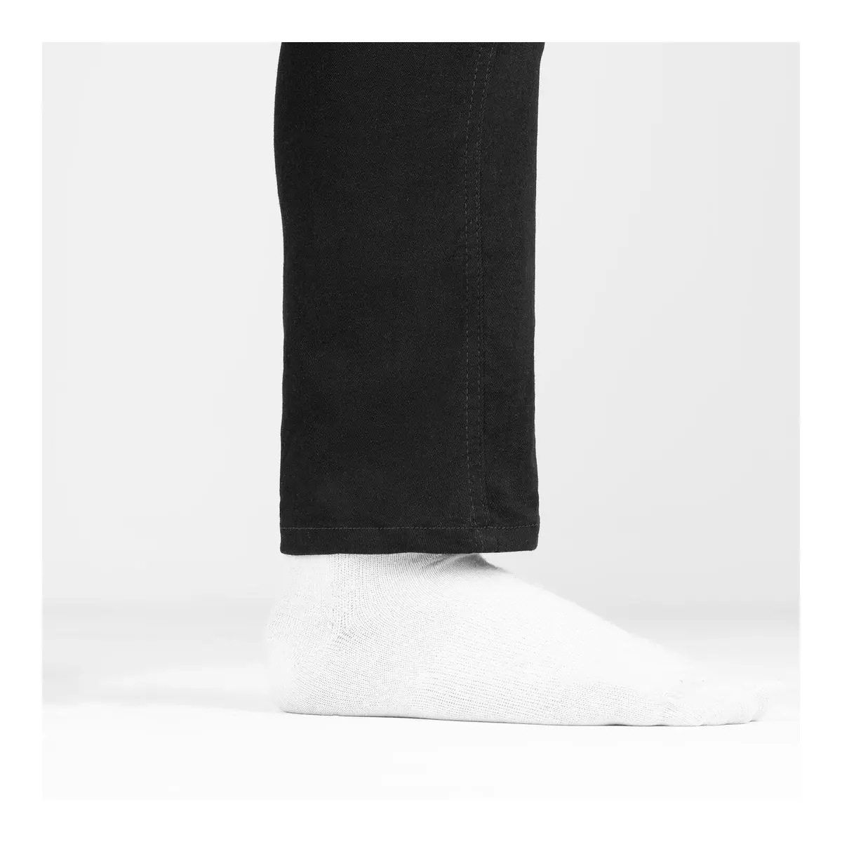 Oxford Super Stretch Men's Jeans - Black (Short) 7