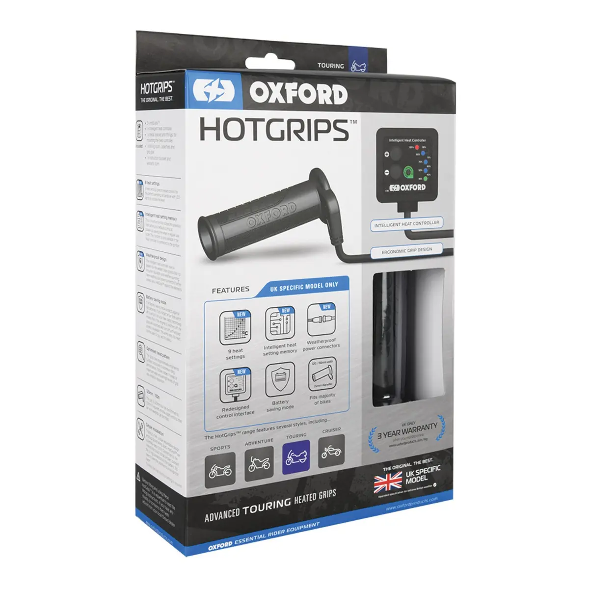 Oxford Hotgrips Advanced Touring 9-Stage 1