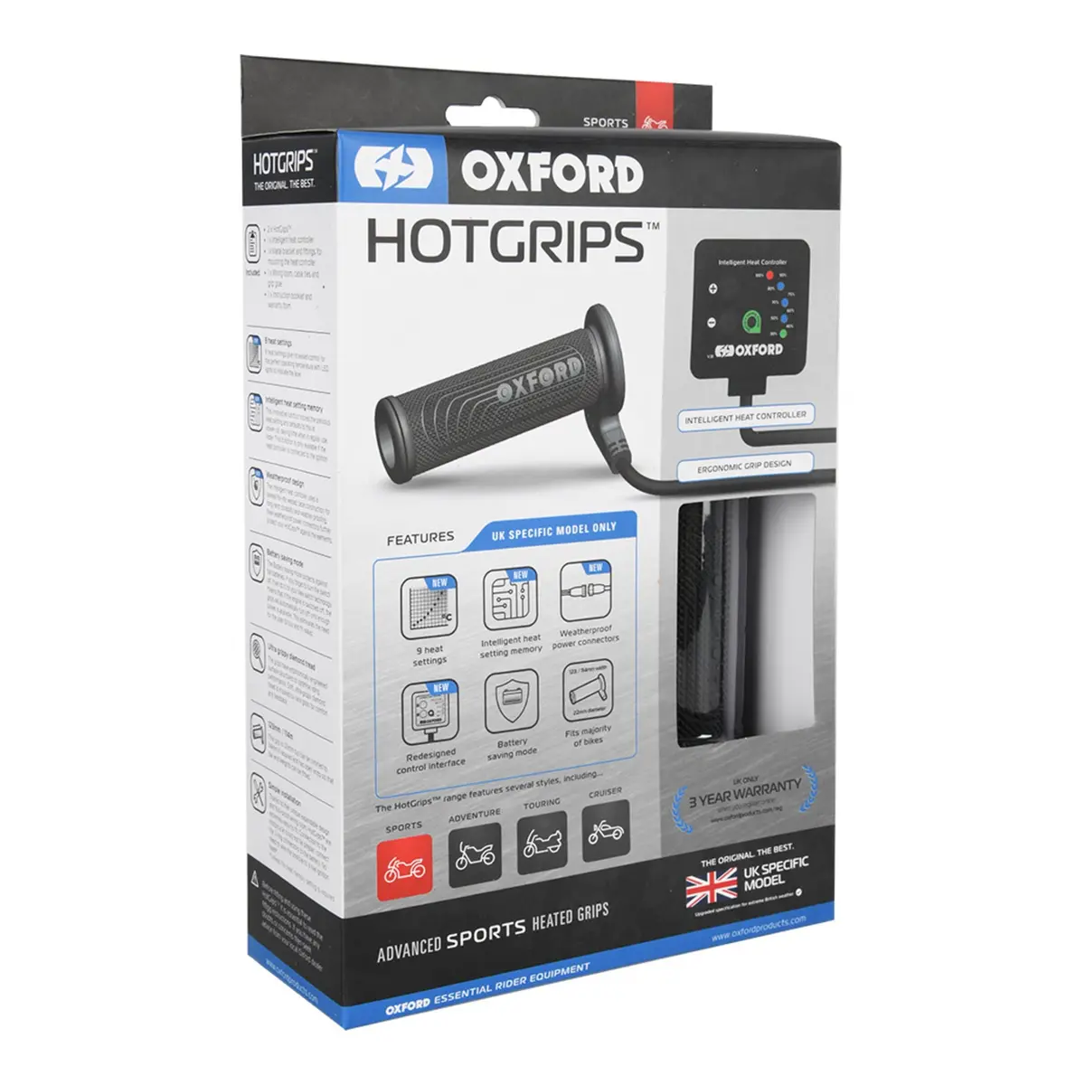 Oxford Hotgrips Advanced Sports 9-Stage 1