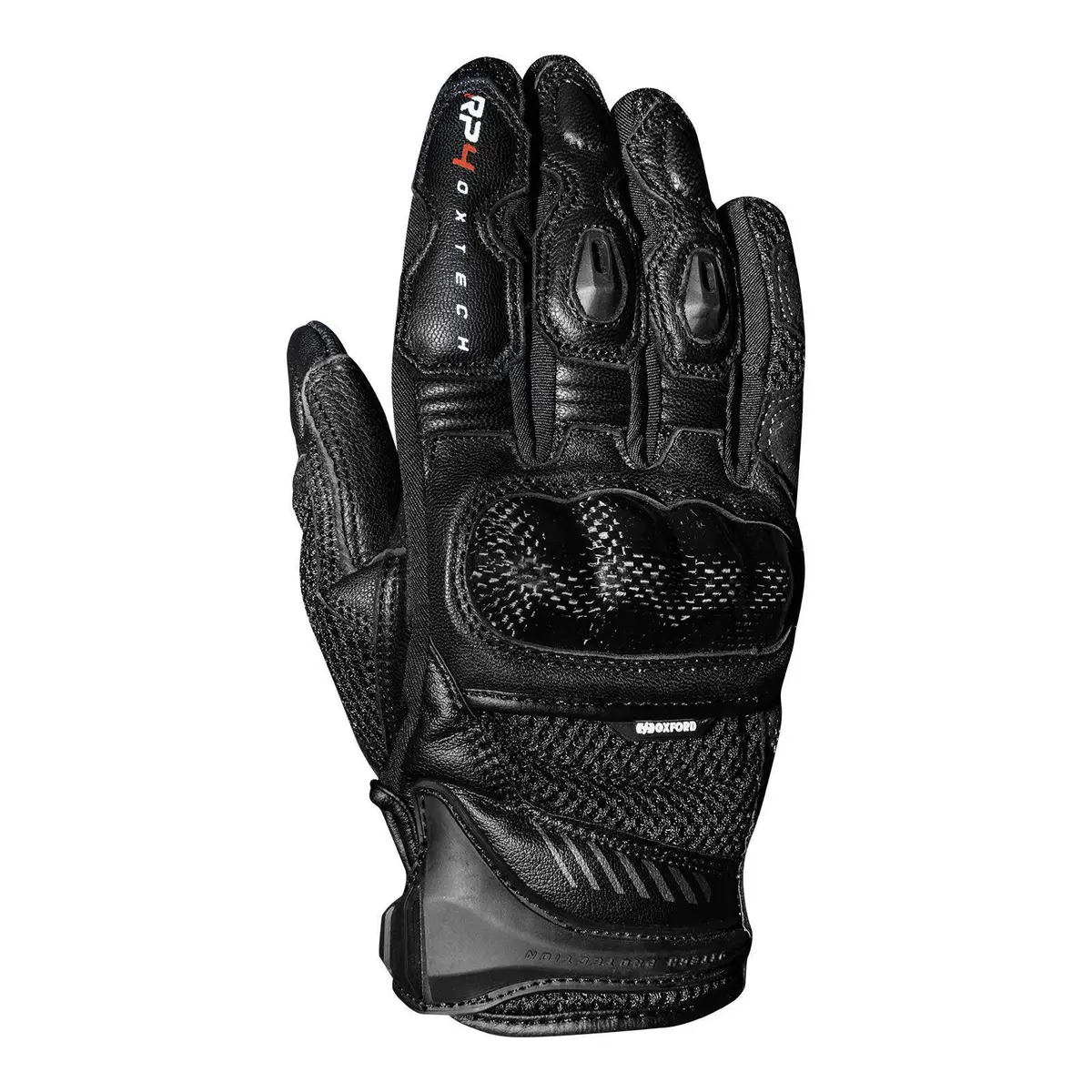 Oxford Rp-4 Short Leather Sport Glove - Black 1