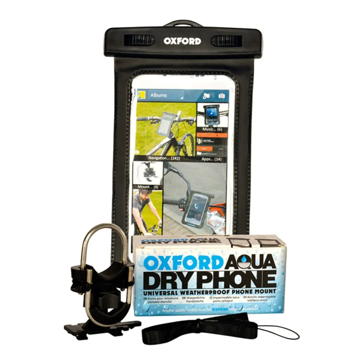 Oxford Aqua Dry Phone (Handlebar Mount) 1