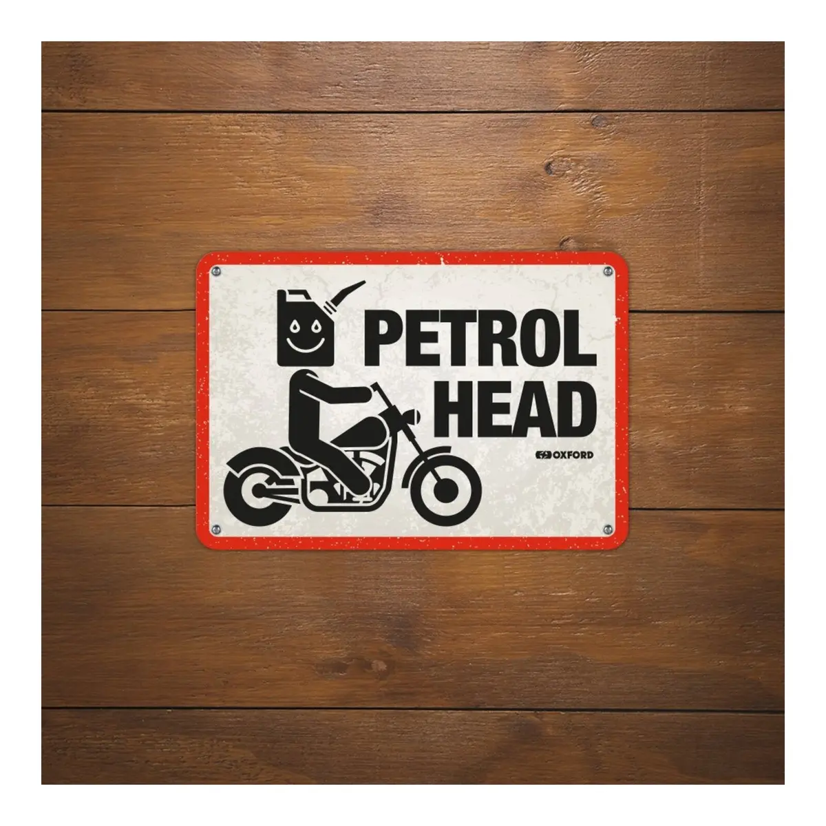 Oxford Garage Metal Sign: "Petrol Head" 2