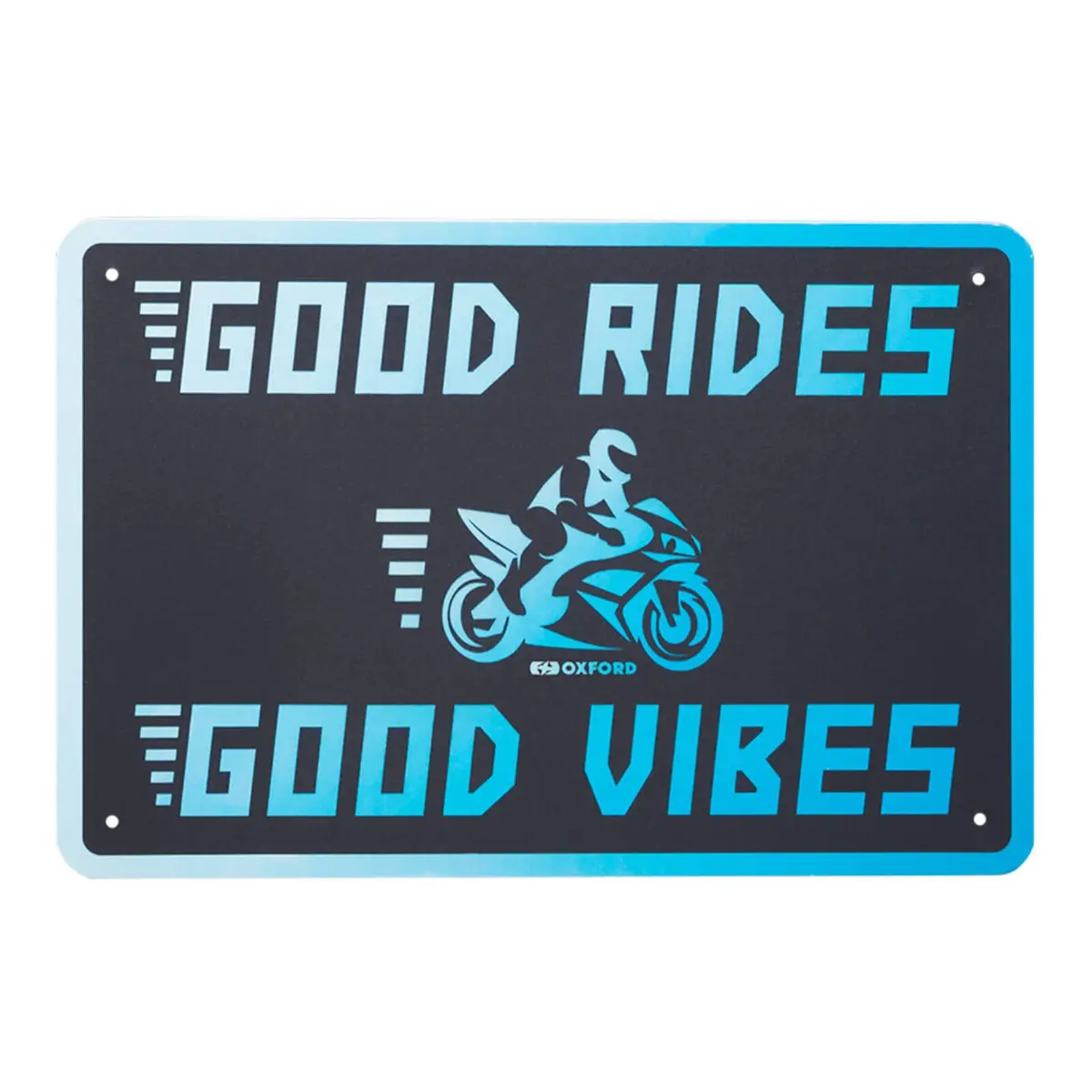 Oxford Garage Metal Sign: "Good Vibes" 1