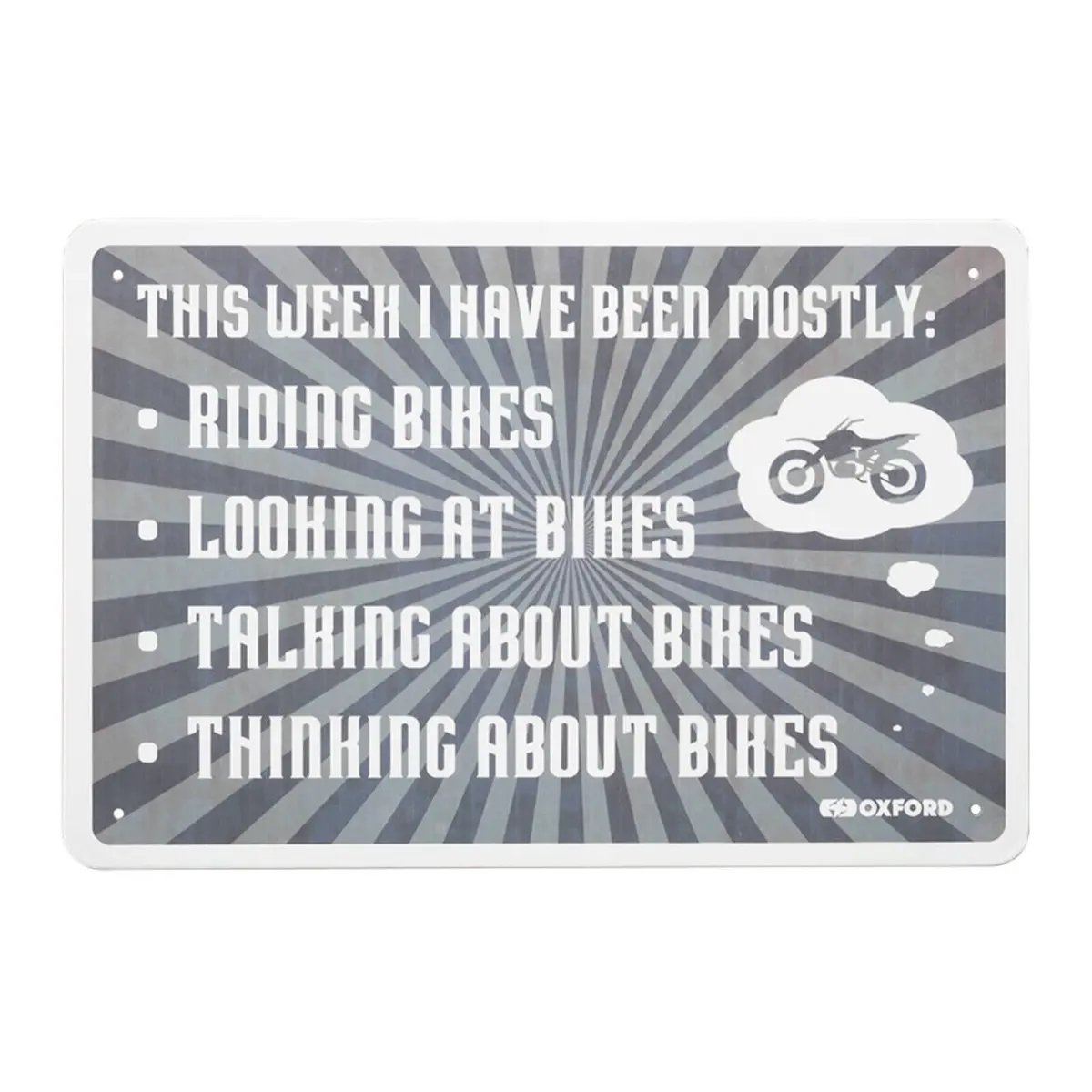Oxford Garage Metal Sign: "This Week" 1
