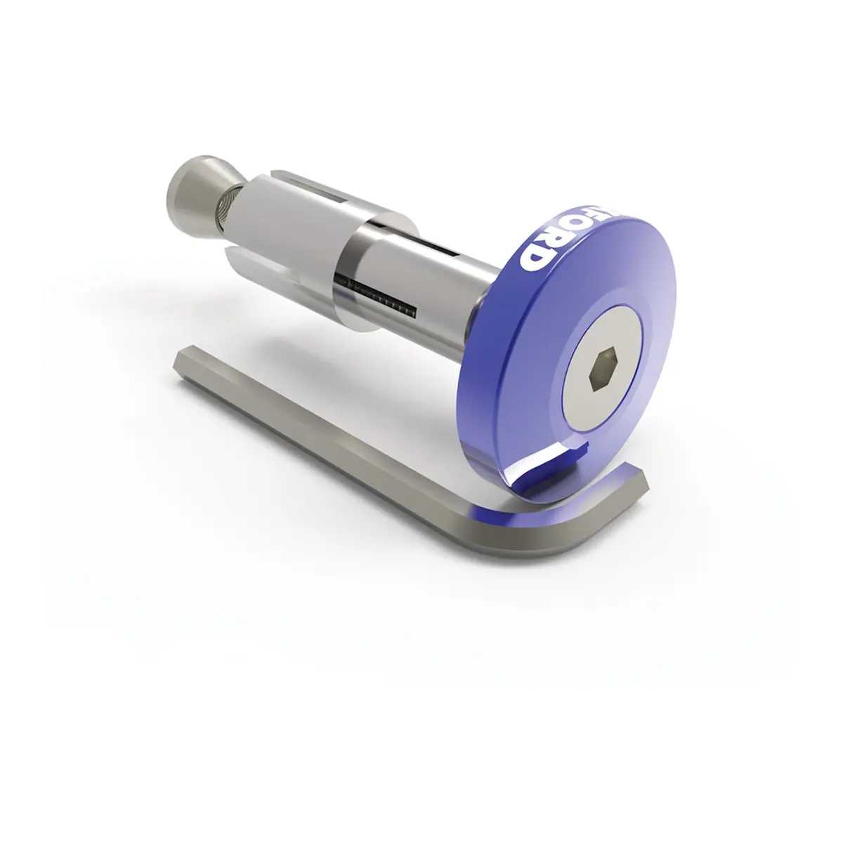 Oxford Handlebar Bar Ends 2 - Blu Anodised 1