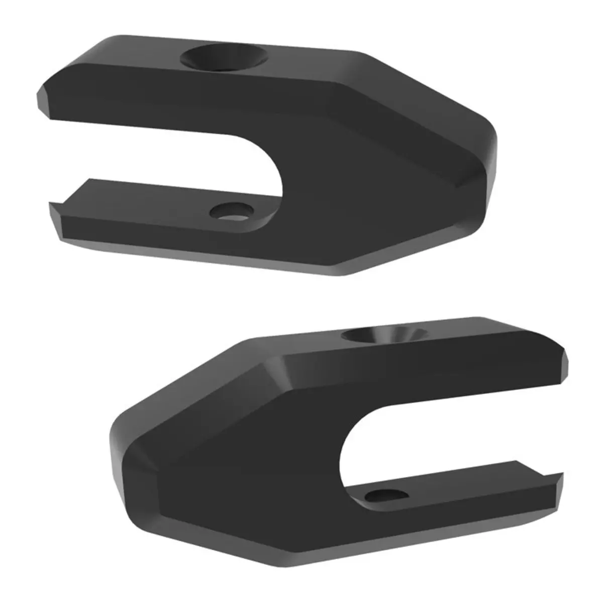 Oxford Converter Alloy Lever Guard Ends - Black (Pair) 1