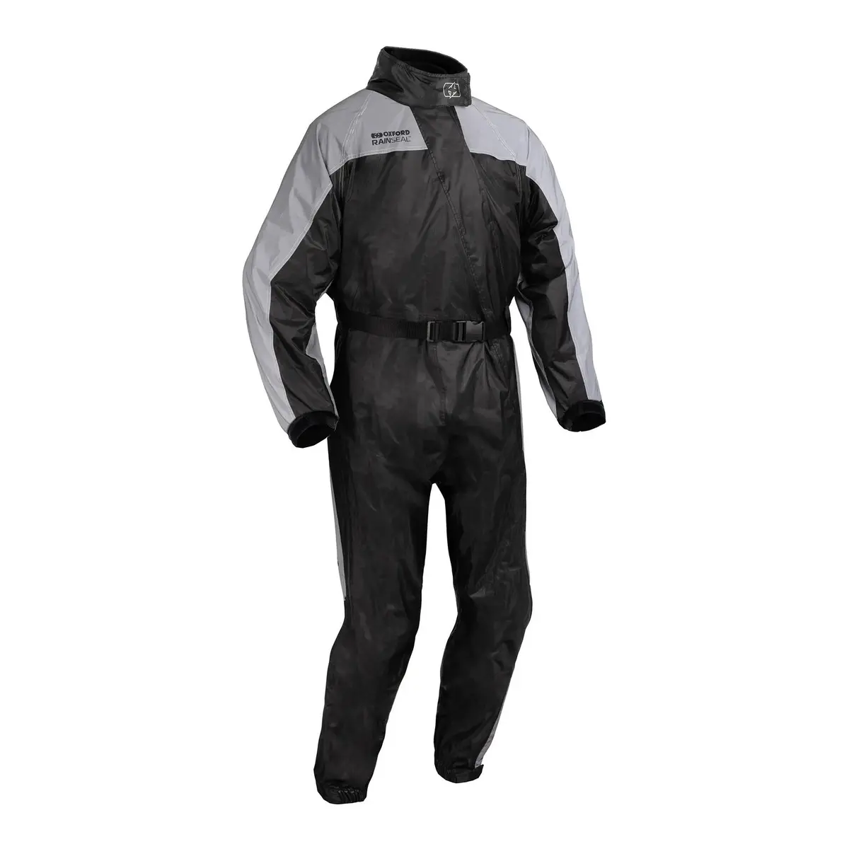 Oxford Rainseal 1-Piece Rain Suit - Bright / Black 1