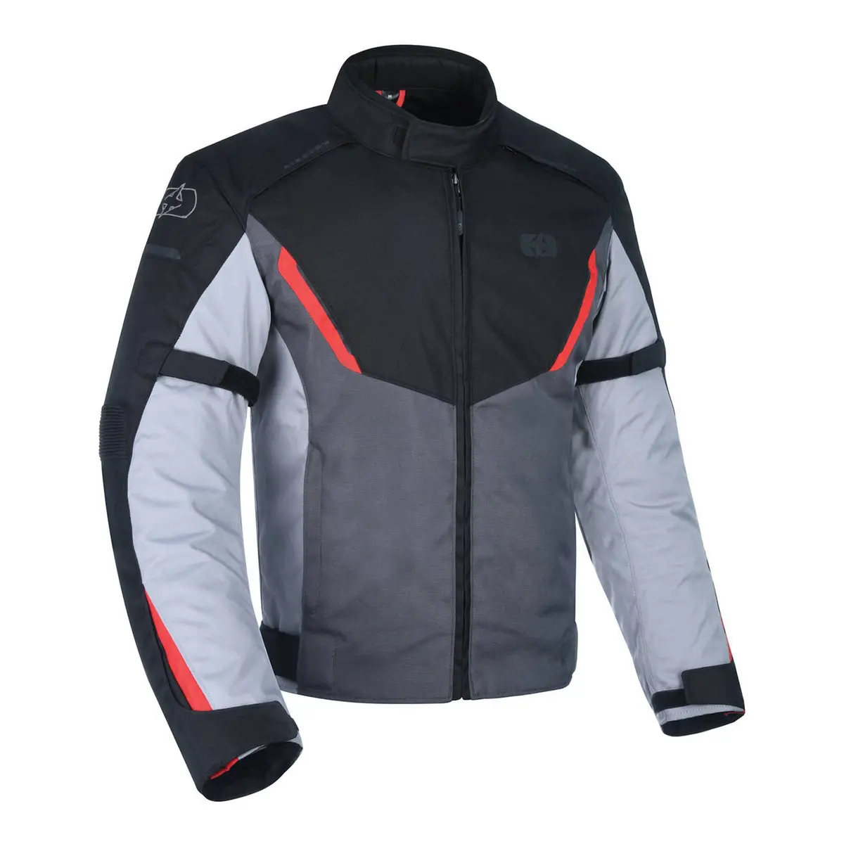 Oxford Delta 1.0 Waterproof Jacket - Black / Grey / Red 1