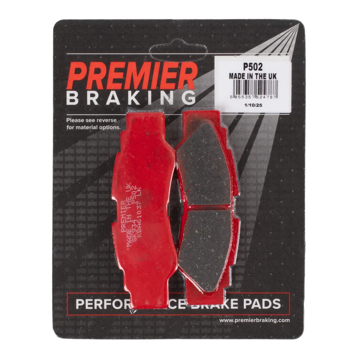 Premier Brake Pads Off Road Carbon Graphite 1