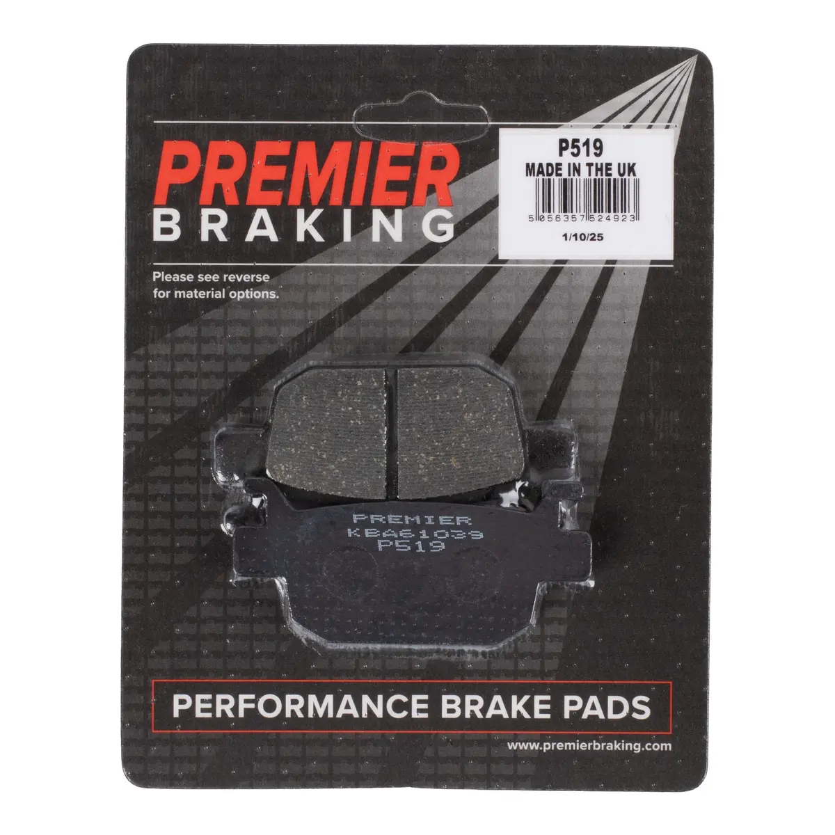 Premier Brake Pads Road Bike Organic 1