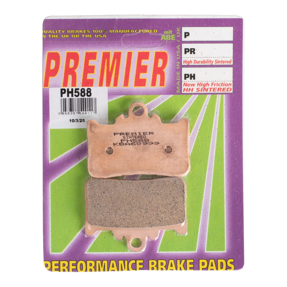 Premier Brake Pads - Ph Street Sintered 1