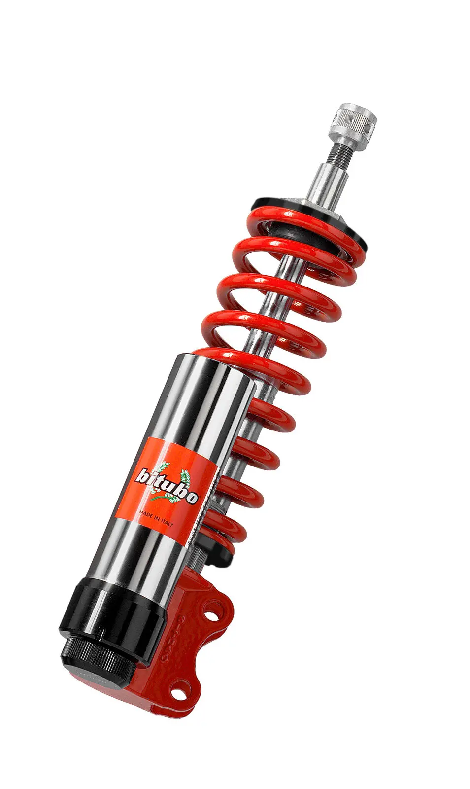 Bitubo Yat01 - Front Mono Shock - Red Spring [Adjustable: Preload, Rebound, Compression] 1