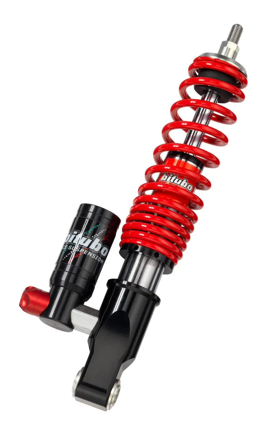 Bitubo Mev01 - Front Mono Shock - Red Spring [Adjustable: Preload, Compression] 1