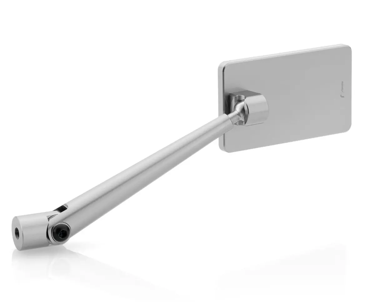Rizoma Quatuam Side Mirror Silver (Each) 1
