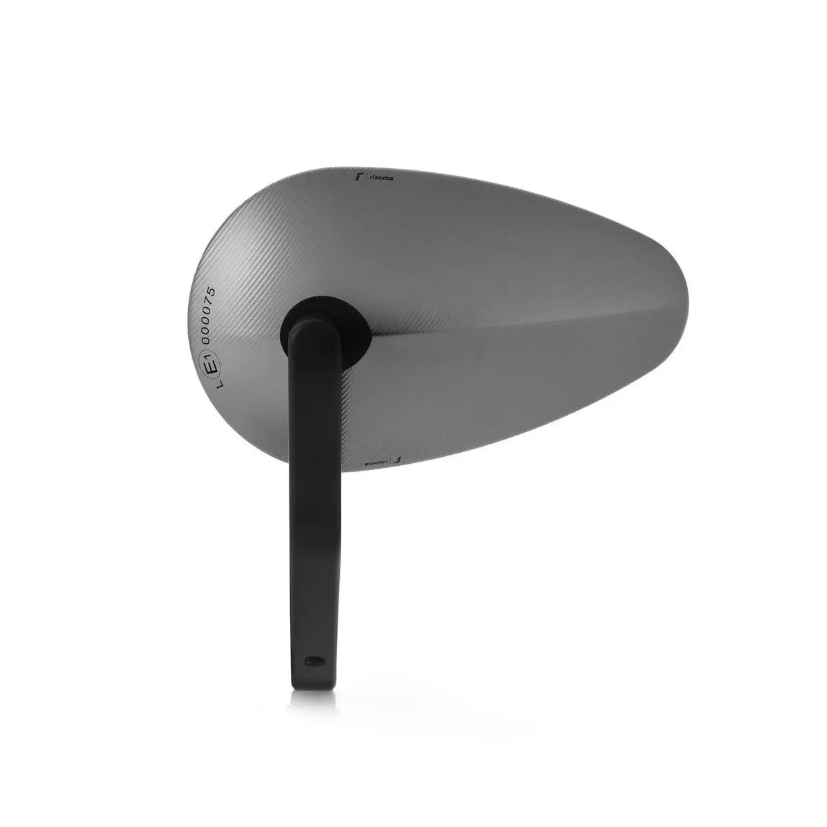 Rizoma Reverse Radial Bar End Mirror Grey (Each) 1