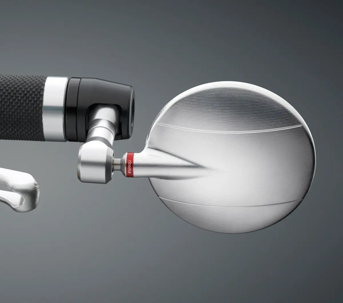 Rizoma Spy-R 80Mm Bar End Mirror Silver (Each) 1