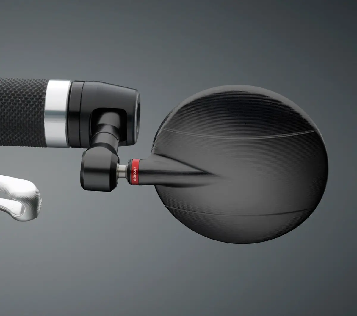 Rizoma Spy-R 80Mm Bar End Mirror Black (Each) 1