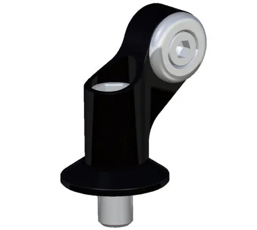 Rizoma Side Mount Mirror Adapter Black For Ducati Multistrada Enduro 1200/1200 S Abs/1200 S/Abs/Multistrada 1260/S/Pikes Peak 1