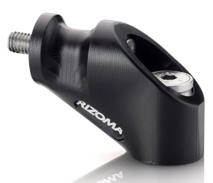 Rizoma Side Mount Mirror Adapter Black For Yamaha T-Max 500 08-11/T-Max 530 12-20 1