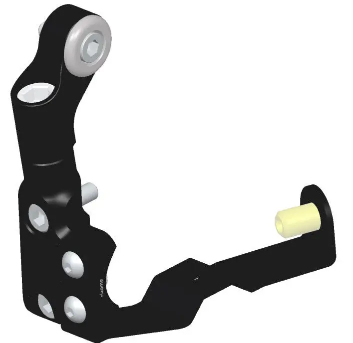 Rizoma Left Side/Direct Mount Mirror Adapter Black For Mv Agusta Rivale 800 Eas 13-20 1