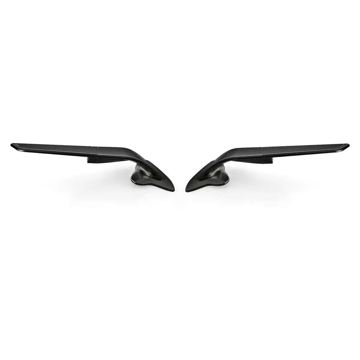 Rizoma Stealth Mirrors Black For Yamaha R6/R7 17-23 1