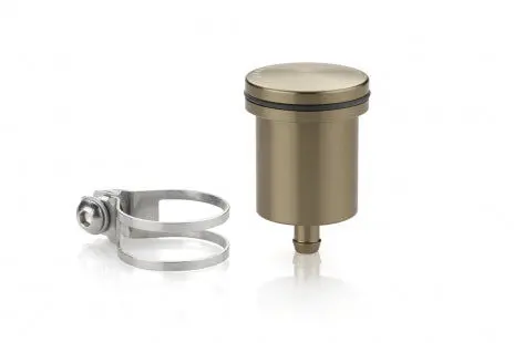 Rizoma Piston Rear Brake Fluid Reservoir 20Ml Bronze For Bmw/Ducati/Honda/Kawasaki/Ktm/Suzuki/Triumph/Yamaha 1