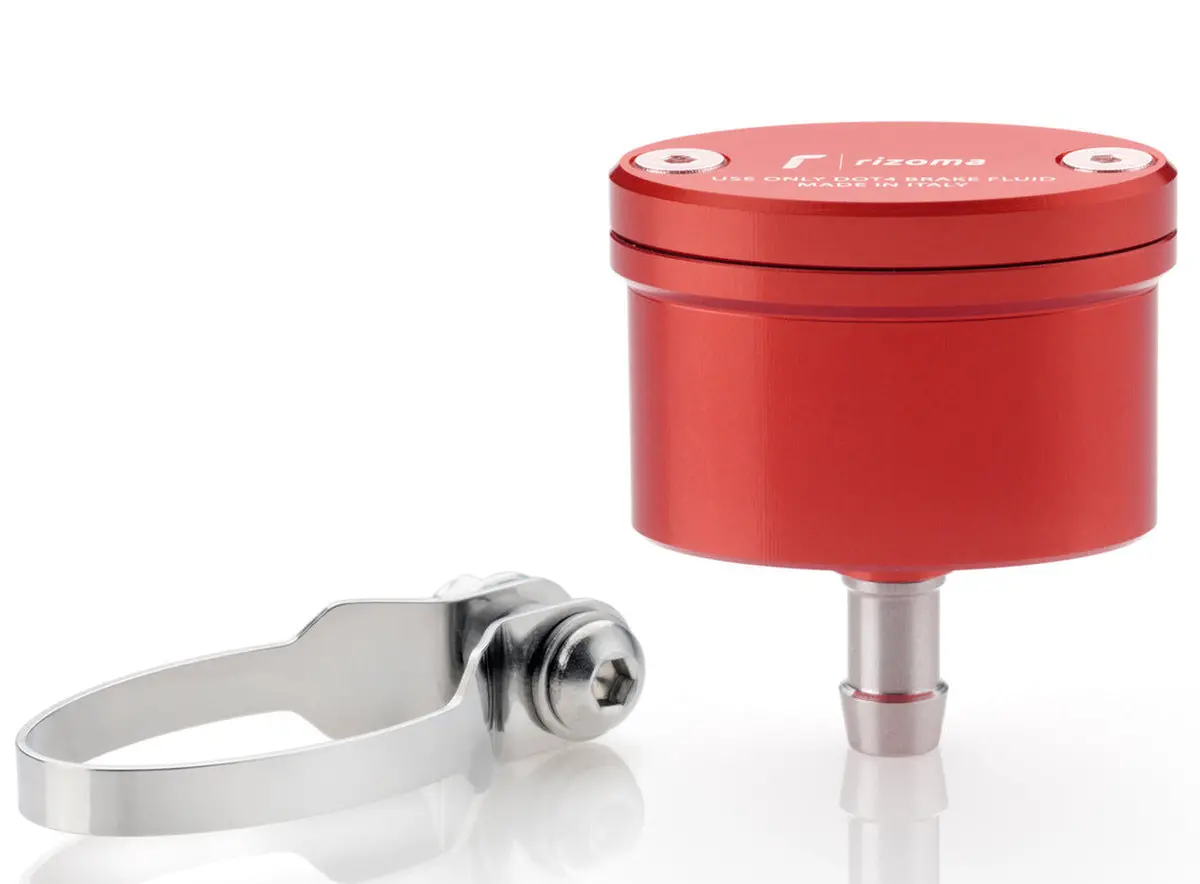 Rizoma Next Brake/Clutch Fluid Reservoir 20Ml Red For Bmw/Ducati/Honda/Kawasaki/Ktm/Suzuki/Triumph/Yamaha 1