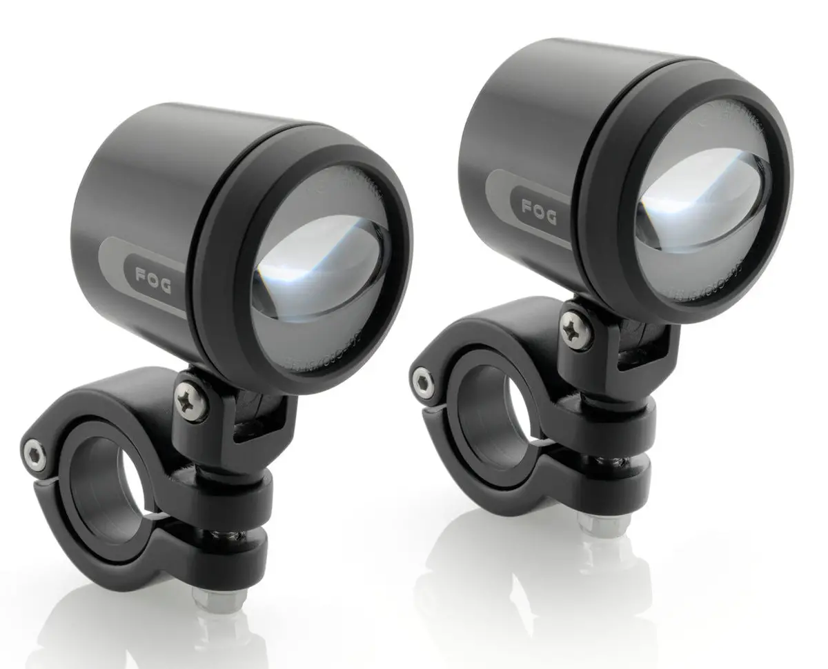 Rizoma Led Fog Auxiliary Lights Black For Bmw R Ninet Pure/Racer/Urban G/S/Scrambler 14-20 1