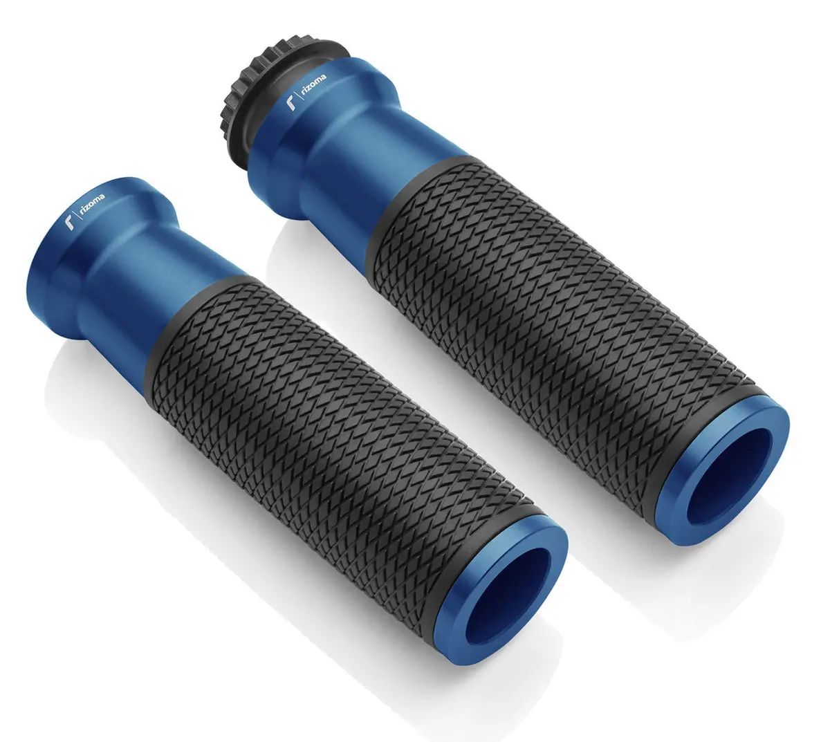 Rizoma Urlo Grips Blue For 22Mm Handlebars 1
