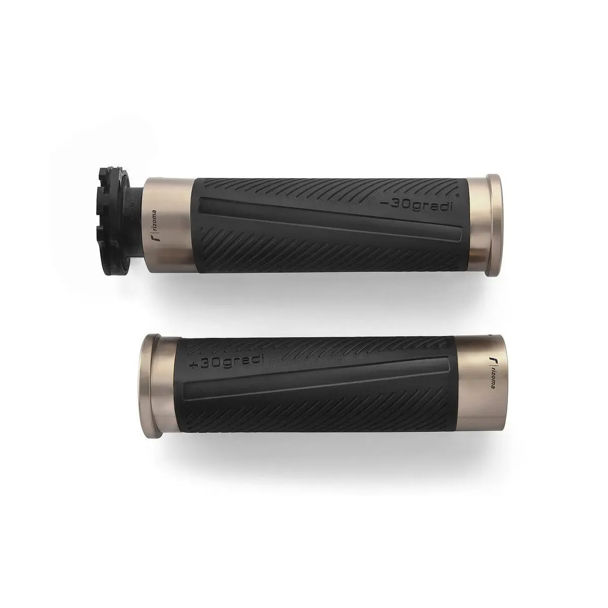Rizoma 30 Gradi Grips Bronze For 7/8" Handlebars 1