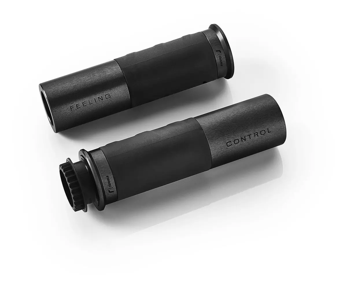 Rizoma Icon Grips Black For 7/8" Handlebars 1