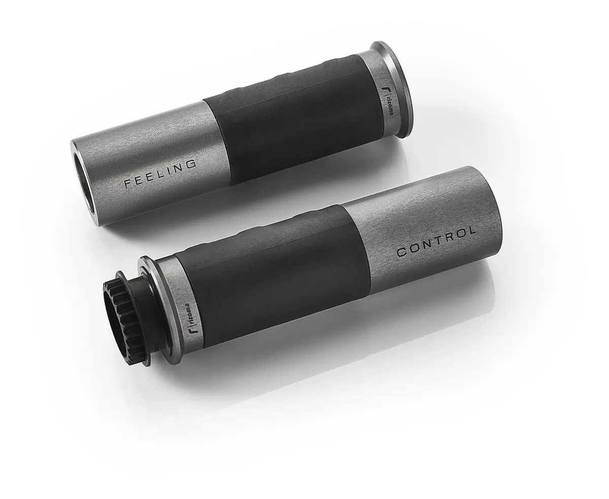 Rizoma Icon Grips Grey For 7/8" Handlebars 1